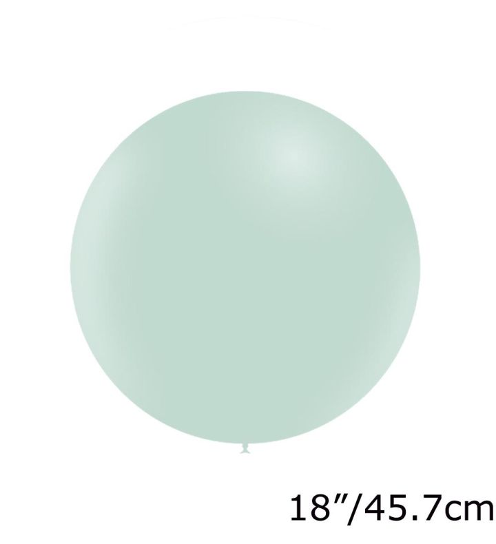 18" Decotex Matte Pastel Green 110 Latex Balloons 10ct