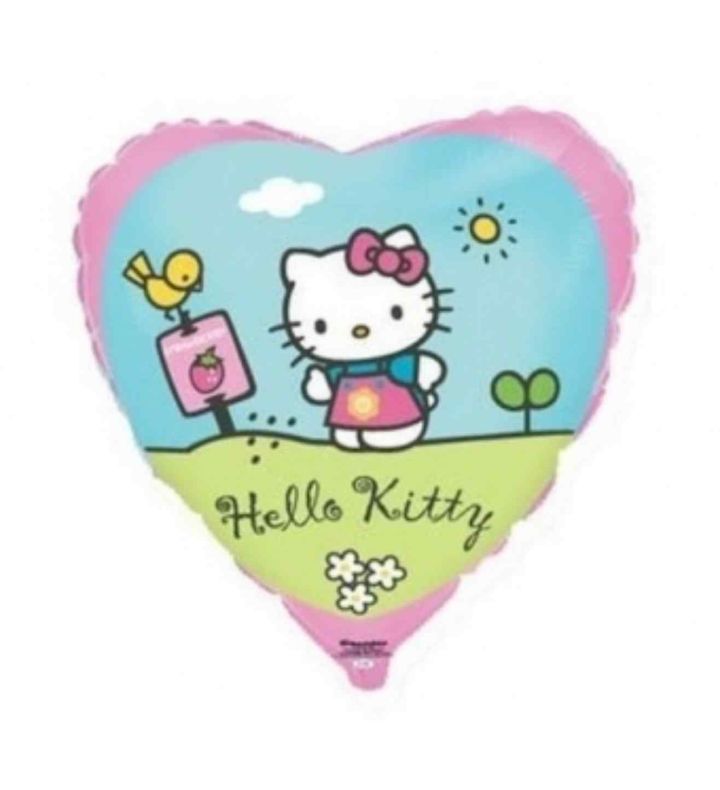 18" Flexmetal Hello Kitty Garden Foil Balloon