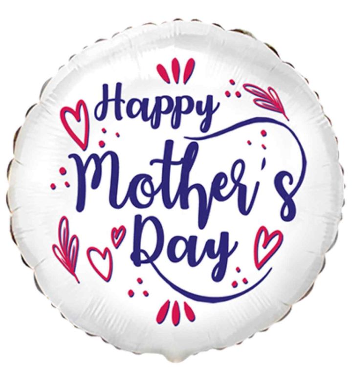 18" Happy Mothers Day Flexmetal Foil Balloon