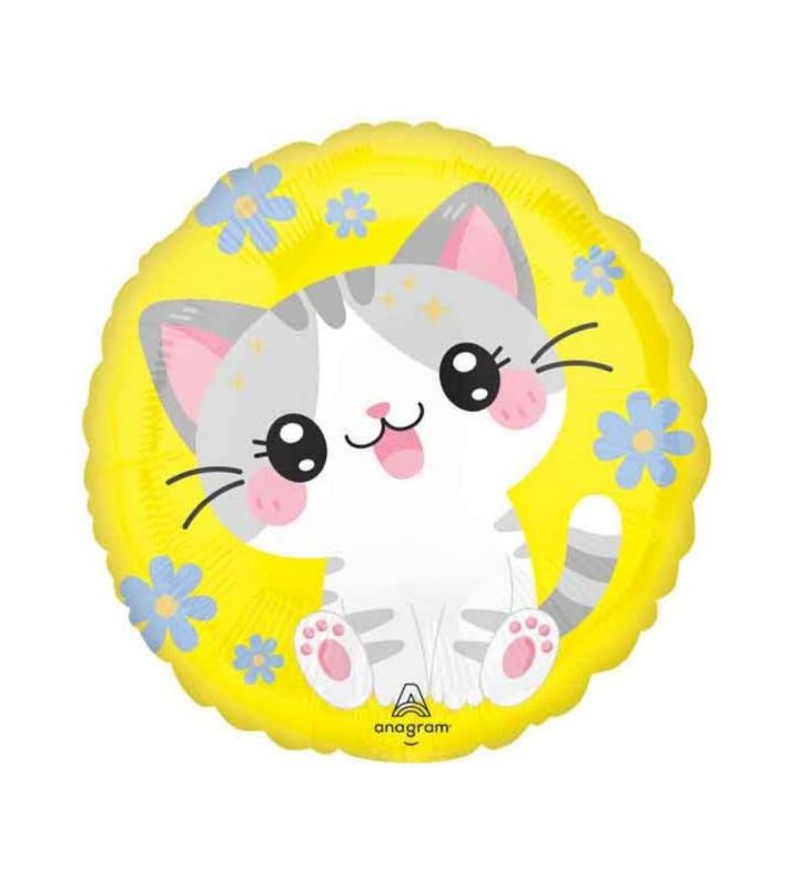18" Kitty Anagram Foil Balloon