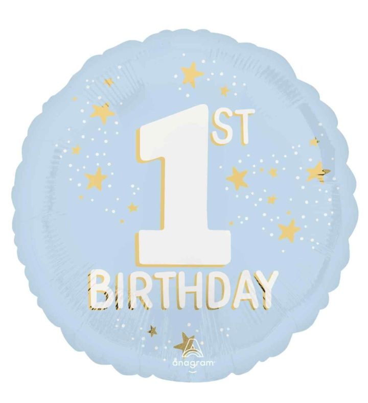 18" Little Mr 1st Birthday Anagram Foil Balloon