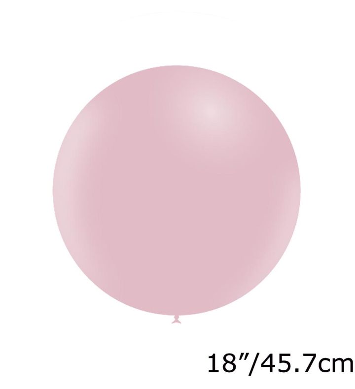 18" Pastel Matt Pink 107 Latex Balloons 10ct