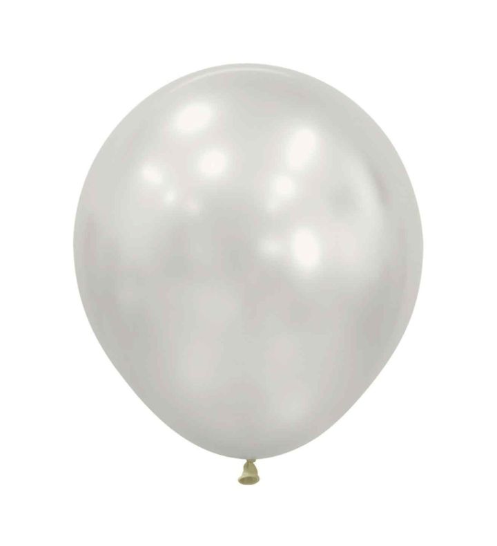 18" Sempertex Silk Oyster White 806 Latex Balloons 15ct