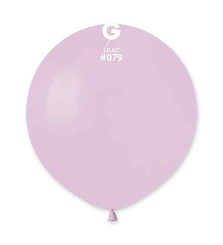 19" Gemar Lilac 079 Latex Balloons 25ct