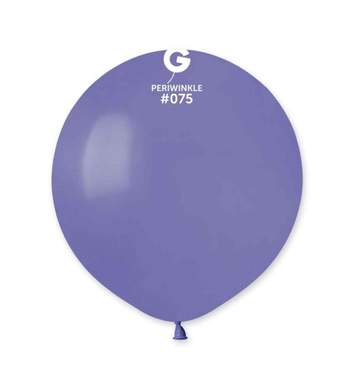 19" Gemar Periwinkle 075 Latex Balloons 25ct