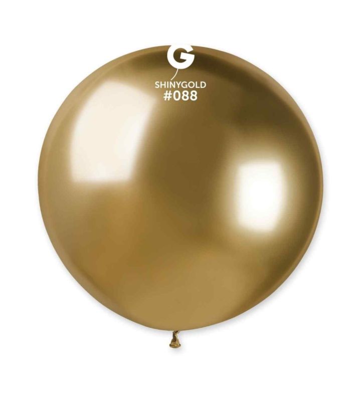 19" Gemar Shiny Gold 088 Latex Balloons 25ct