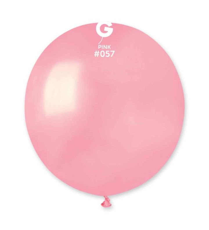 19" Gemar Pink 057 Latex Balloons 25ct