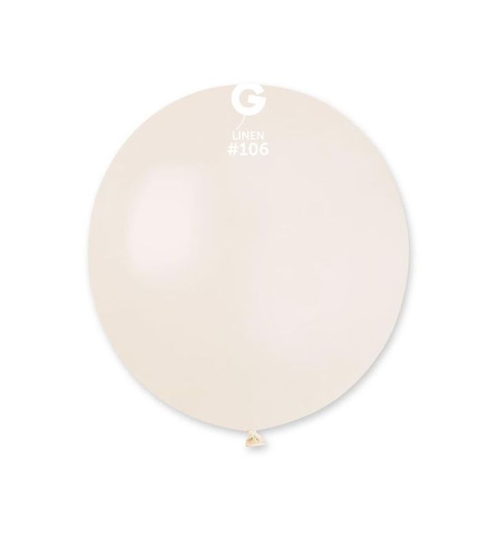 19" Gemar Linen 106 Latex Balloons 25ct