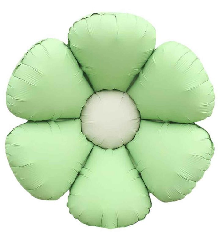 19" Bamboo Party Matte Green Daisy