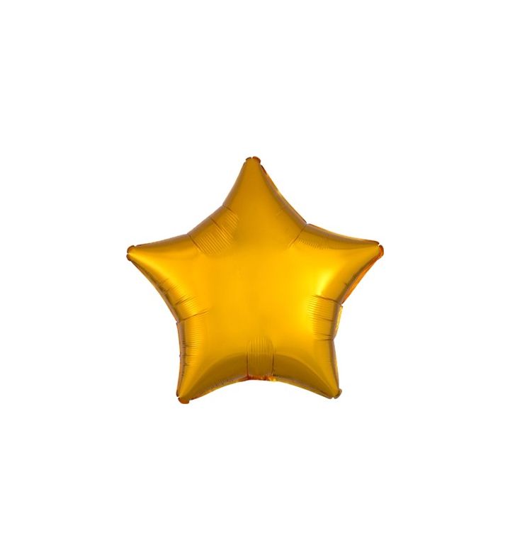 19" Gold Star Anagram Foil Balloon