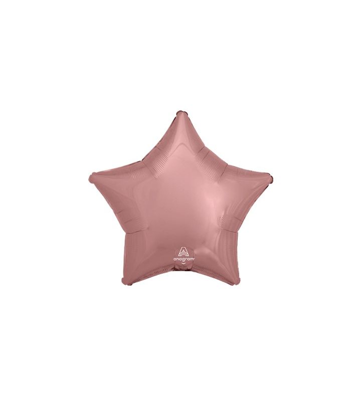 19" Rose Gold Star Anagram Foil Balloon