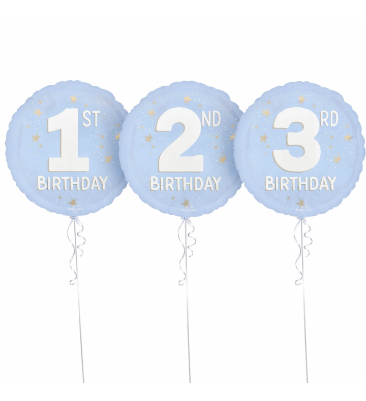 18" Little Mr Birthday Anagram Foil Balloon Ages 1-3