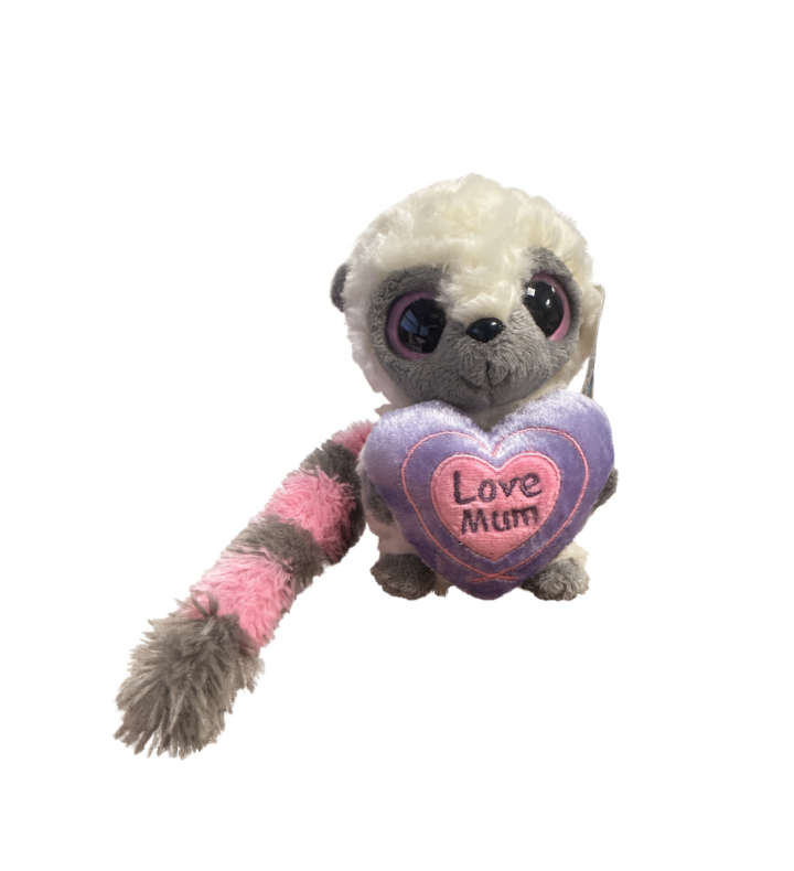 Yoohoo Pink Heart Love Mum Soft Toy