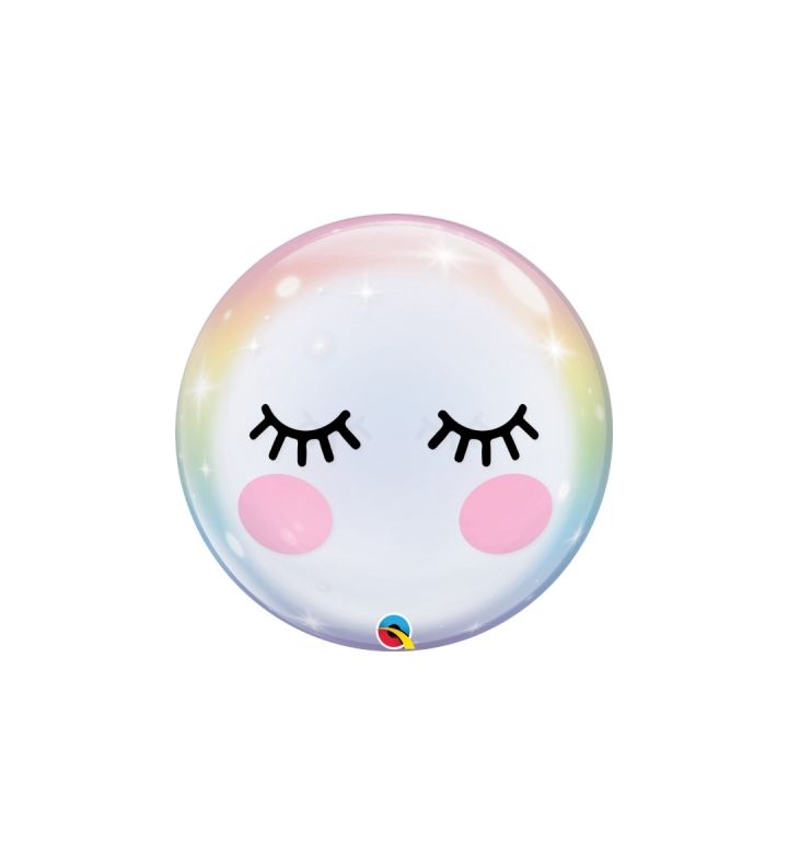22" Deco Bubble Balloon Eyelashes 1ct