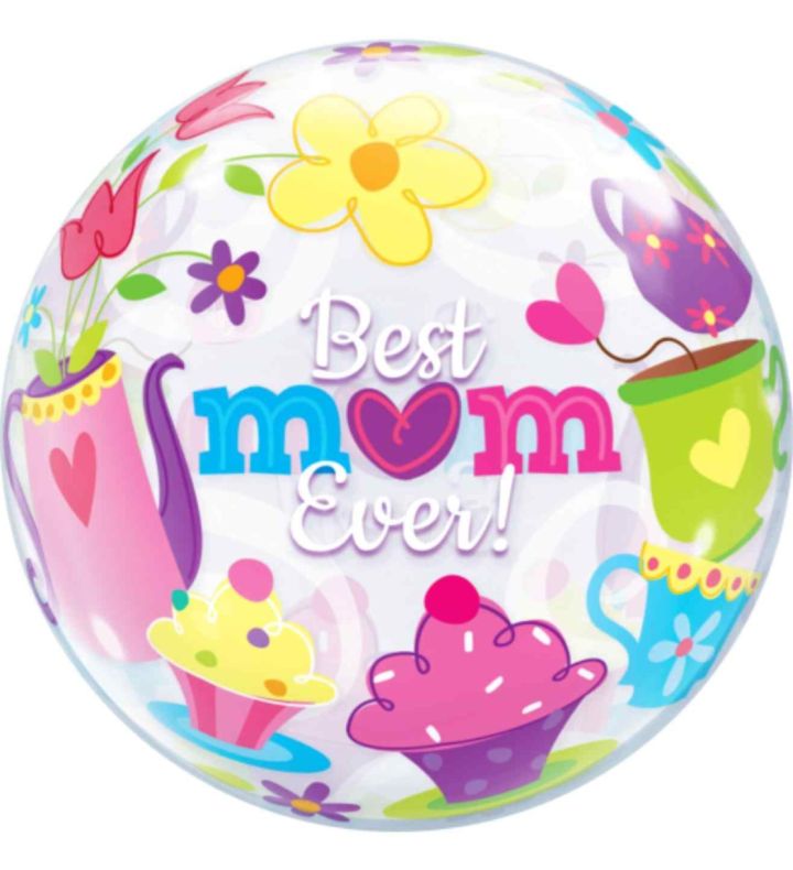 22" Deco Bubble Balloon Best Mum Ever 1ct