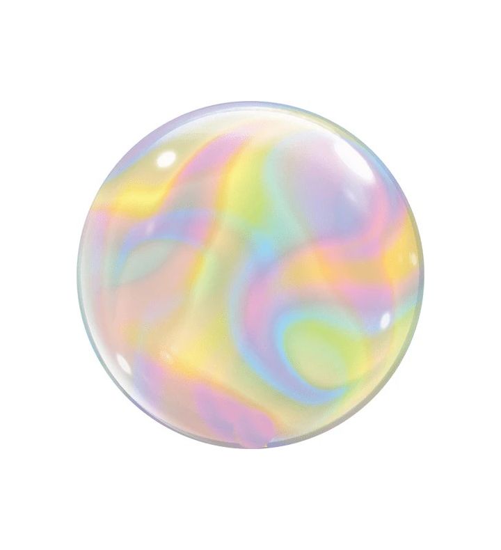 22" Deco Bubble Balloon Iridescent 1ct