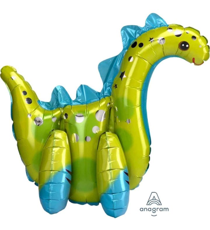 23" Anagram Brontosaurus Dinosaur Multi Foil Balloon