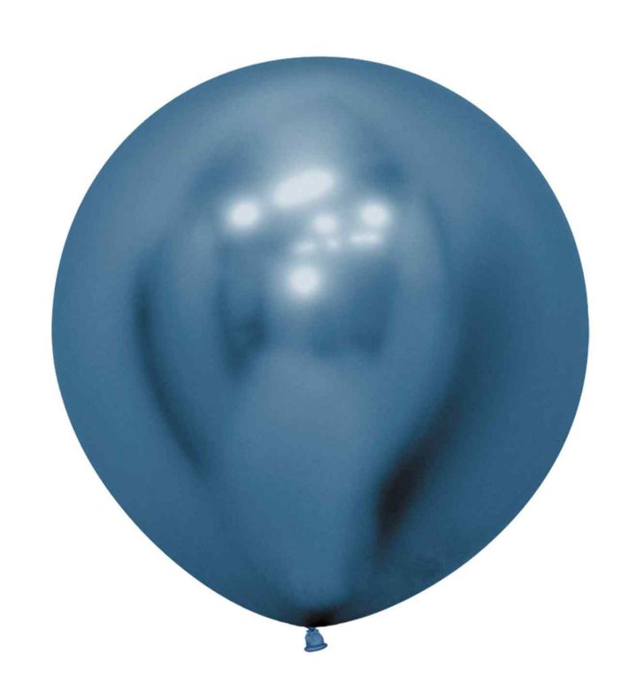 24" Sempertex Reflex Blue 940 Latex Balloons 3ct
