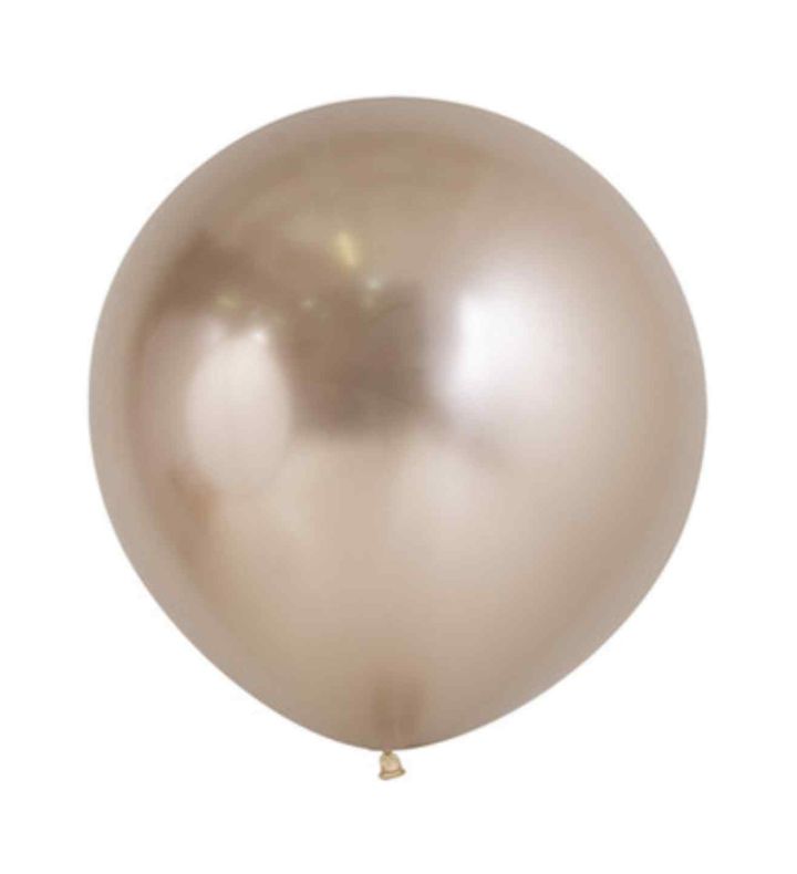 24" Sempertex Reflex Champagne 971 Latex Balloons 3ct