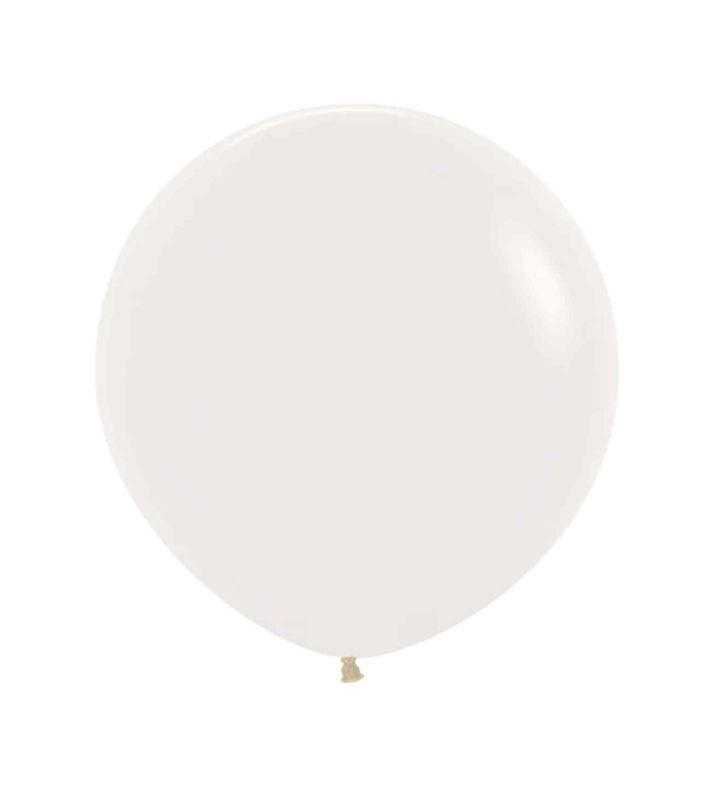 24" Sempertex Crystal Clear 390 Latex Balloons 3ct