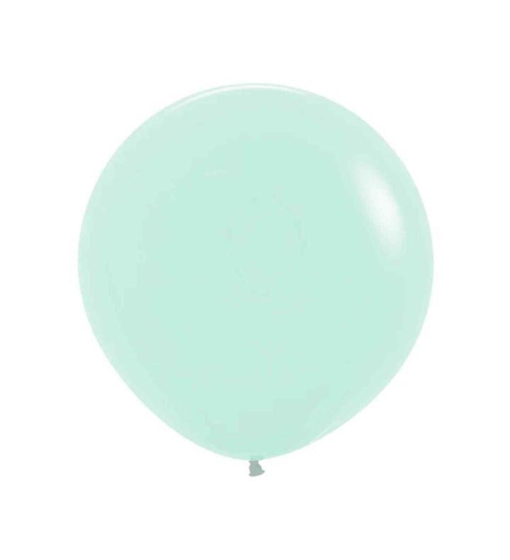 24" Sempertex Pastel Matte Green 630 Latex Balloons 3ct