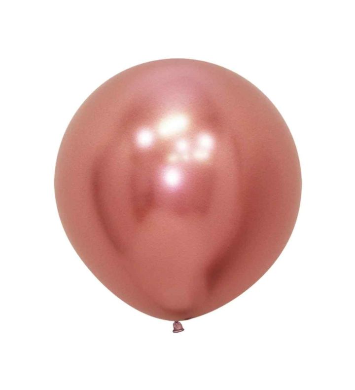 24" Sempertex Reflex Rose Gold 968 Latex Balloons 3ct
