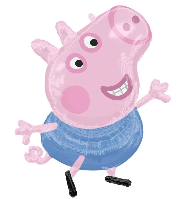 24" George Pig Supershape Foil Balloon