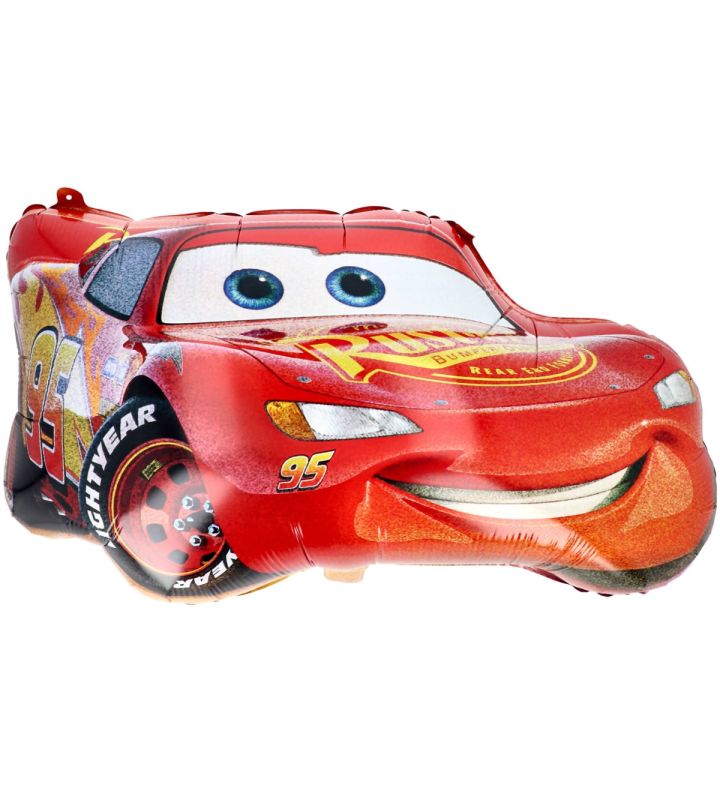 24" Lightning Mcqueen Disney Cars Supersahpe Foil Balloon