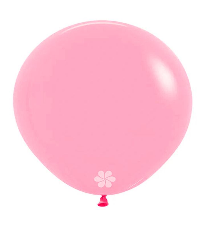 24" Sempertex Fashion Candy Pink 008 Latex Balloons 3ct