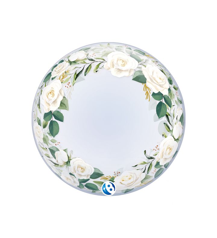 24" Wedding Floral Deco T Bubble Balloon