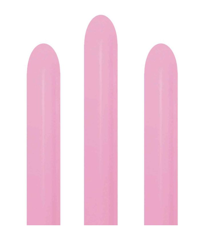 260s Sempertex Pink 009 Modelling Latex Balloons 50ct