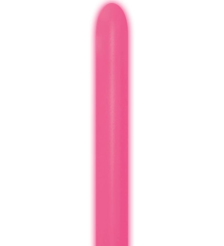 260S Sempertex Neon Fuchsia 212 Modelling Latex Balloons 50ct