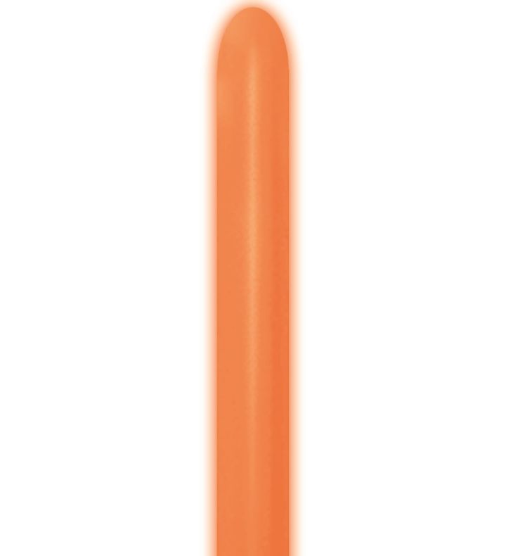 260S Sempertex Neon Orange 261 Modelling Latex Balloons 50ct