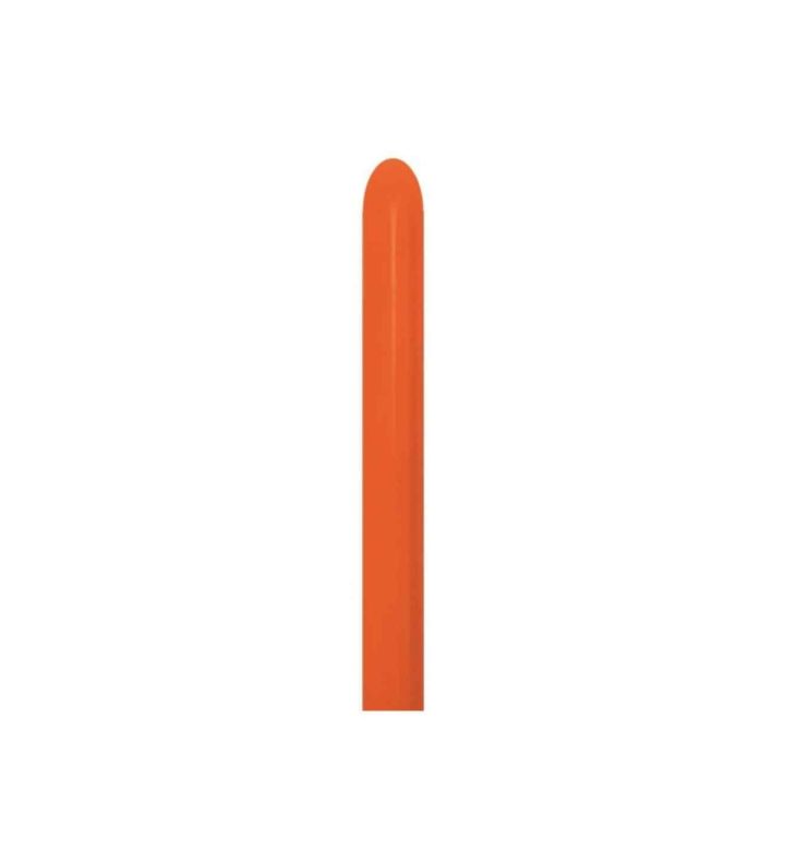 260S Sempertex Orange 061 Modelling Latex Balloons 50ct