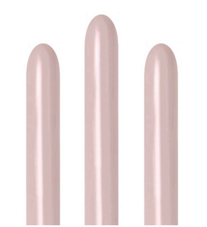 260s Sempertex Pastel Dusk Rose 110 Modelling Latex Balloons 50ct