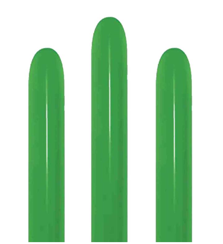 260S Sempertex Shamrock Green 029 Modelling Latex Balloons 50ct