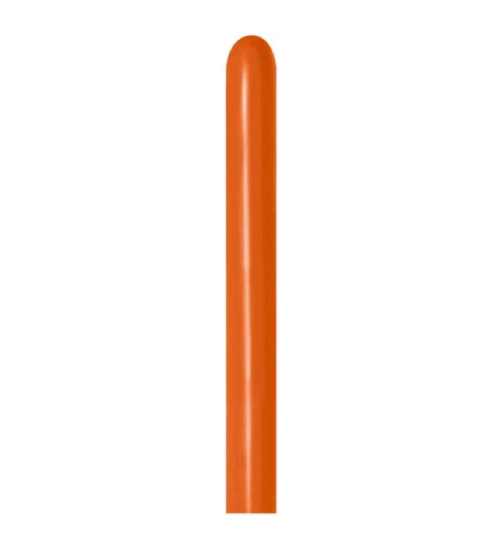 260S Sempertex Fashion Sunset Orange 062 Modelling Latex Balloons 100ct