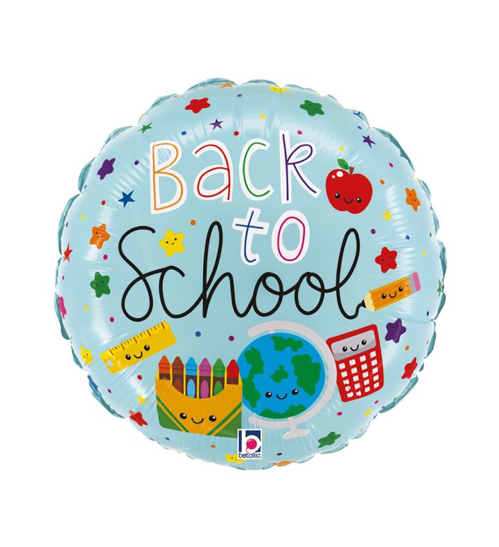 18" Back To School Foil Balloon