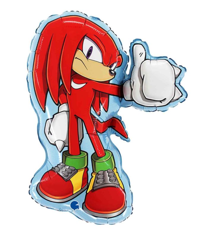 26" Knuckles Sonic The Hedgehog Foil Balloon