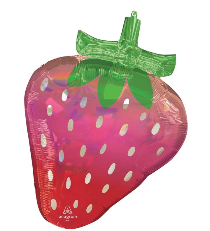27" Strawberry  Foil Balloon