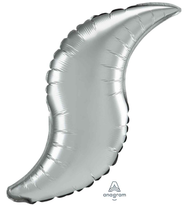 28" Platinum Curve Foil Balloon 3ct