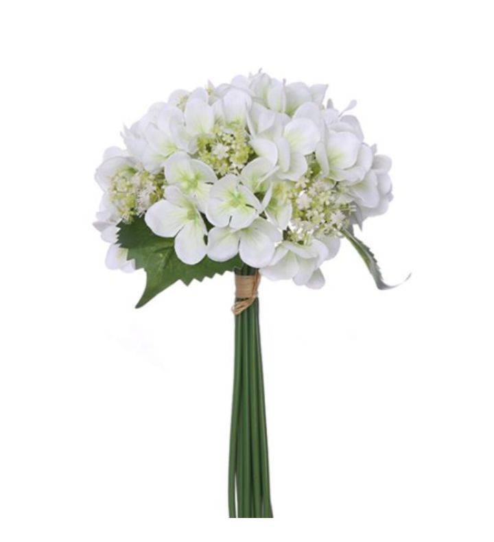 29cm Hydrangea Bundle Ivory