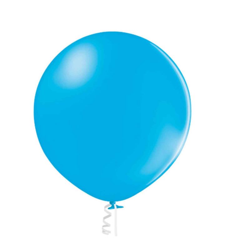 2ft Belbal Pastel Cyan Latex Balloon 2ct