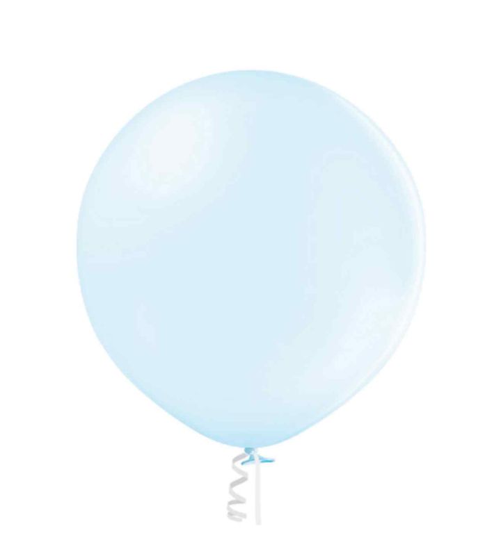 2ft Belbal Pastel Ice Blue Latex Balloon 1ct.
