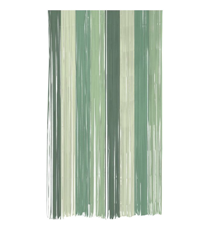 2m x 1m Door Curtain Multicoloured Green Paper