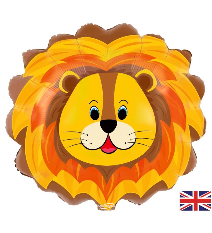 30" Lion Head Foil Balloon