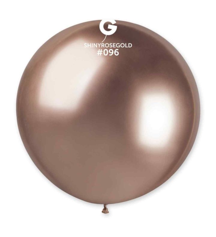31" Gemar Shiny Rose Gold Latex