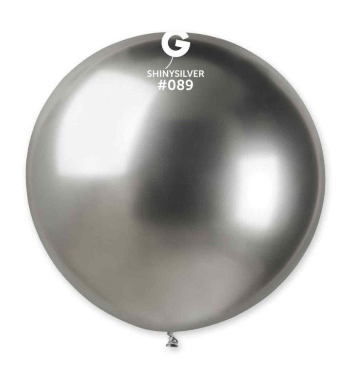 31" Gemar Shiny Silver Latex