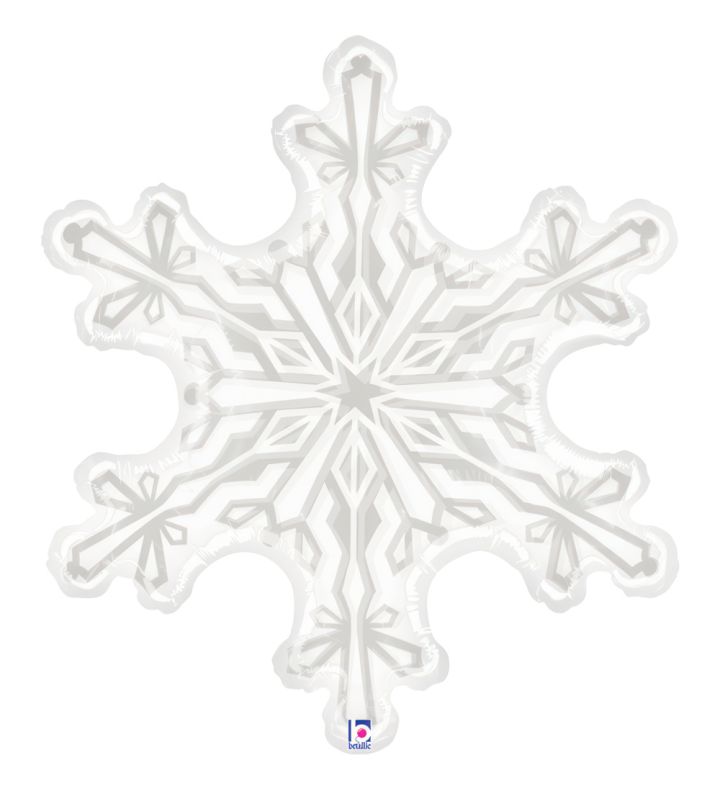 31" Snowflake Supershape Foil Balloon