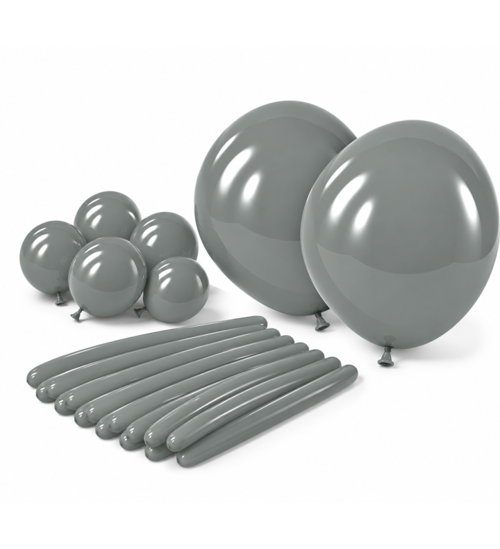 Sempertex Urban Grey 082 All Sizes Latex Balloons